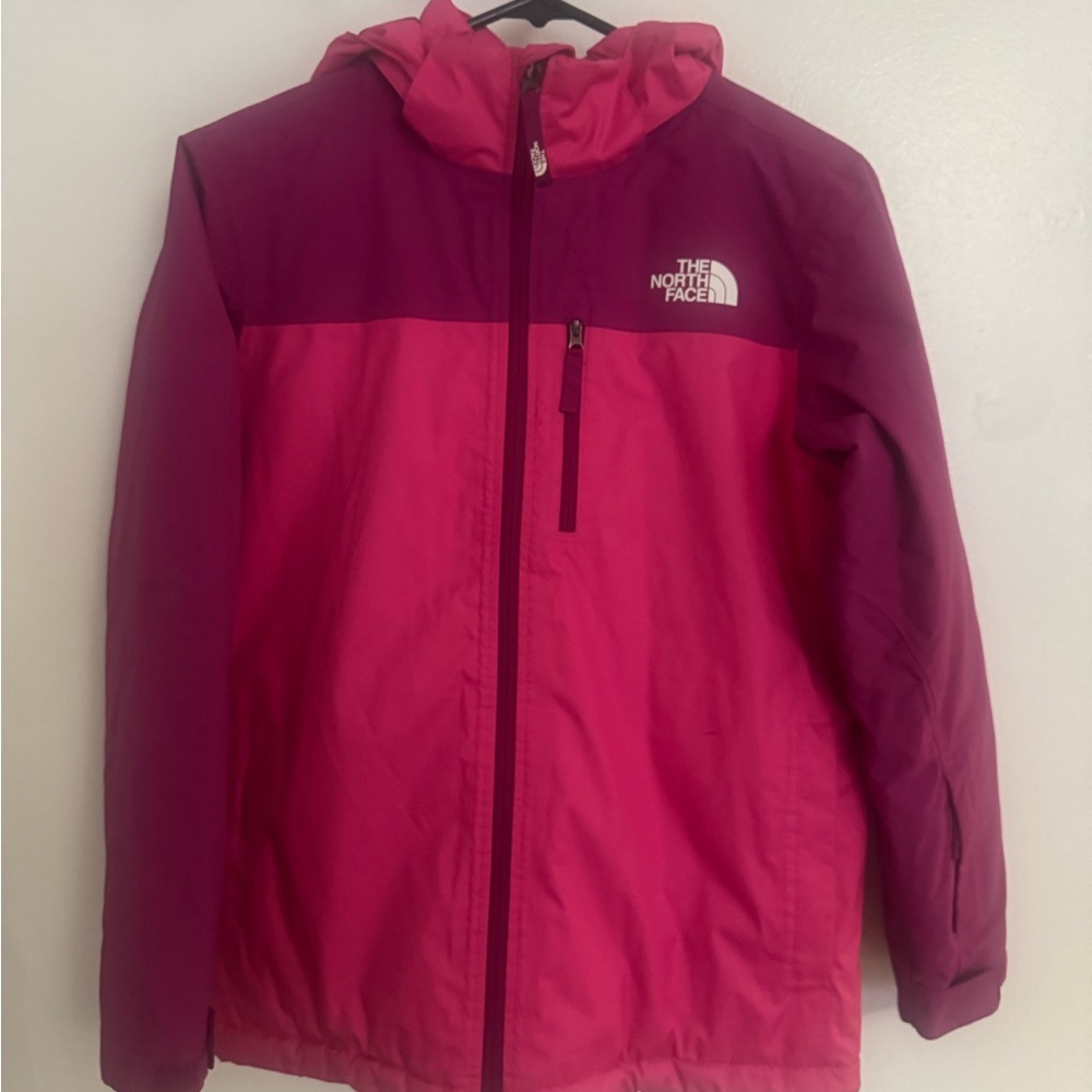 The North Face Kids Magenta and Pink Puffer Jacket